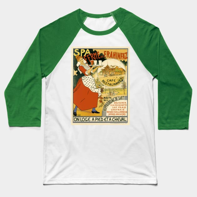 Ferme de Frahinfaz Baseball T-Shirt by MasterpieceCafe